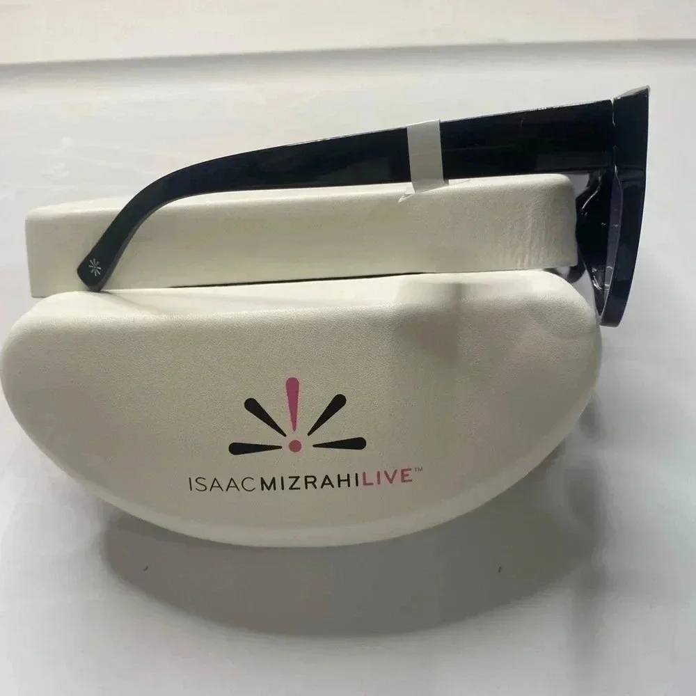 IZAAC MIZRAHI NWT BLACK SUNGLASSES